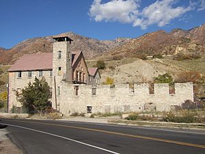 The old Cottonwood Paper Mill built in 1883 by the Deseret News in Cottonwood Heights.