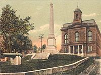 Sagadahoc County, Maine, Court House and Monument