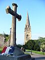 Cross and Cathedral, Llandaff - geograph.org.uk - 976417
