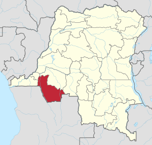Location of Kwango Province