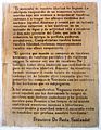 Discurso de Francisco de Paula Santander