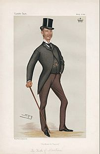 Douglas Graham, Duke of Montrose caricature