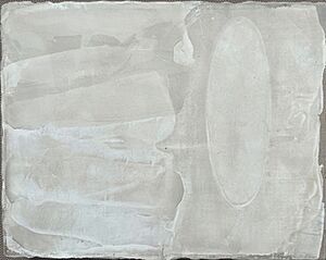 Duane Slick Oval and Deluge 1993 Acrylic on linen 11 x 14 inches (27.9 × 35.6cm)