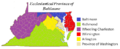 Ecclesiastical Province of Baltimore map