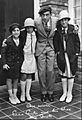 Eddie Cantor and daughters ad postcard 1926