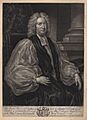 Edmund Gibson by John Faber Jr, after John Vanderbank