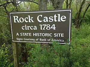 Entering Rock Castle