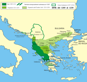 Despotate of Epirus in 1205 – 1230