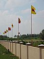 Flags Kopai Heroes Graveyard Jaffna 2004