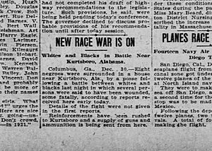 B&W Newspaper article