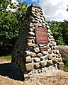 Geodetic Survey cairn Gatineau Park