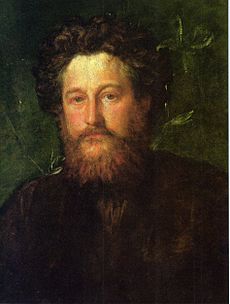 George Frederic Watts portrait of William Morris 1870