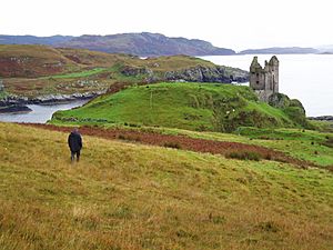 Gylen castle isle of kerrera scotland by day