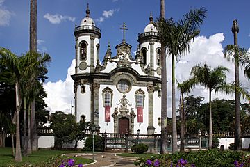 Igreja de São Francisco de Assis em São João del-Rei - Fachada
