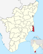 India Tamil Nadu districts Nagapattinam.svg