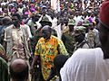 John Garang in crowd