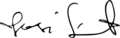 Jose Socrates signature