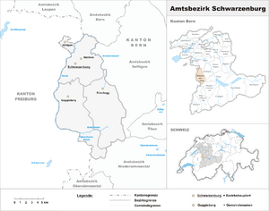 Location of Schwarzenburg District