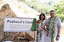 Kochu Thampuratty Subha Varma, the great-granddaughter of Pazhassi Raja at Cherambadi on 28 - 02 - 2025 after inauguration of Pazhassi's Cave