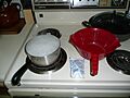 Kraft dinner preparation