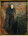 Lady in Black by Edvard Munch - Statens Museum for Kunst - DSC08233