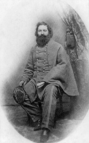 Lafayette McLaws, seated
