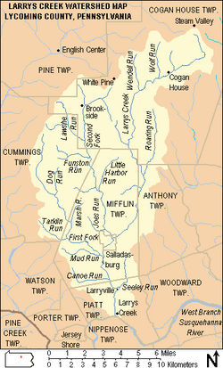 Larrys Creek Watershed Map.PNG