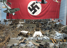 Nazi-themed display at Leuralla