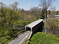 Lime Valley Covered Bridge from the air-1