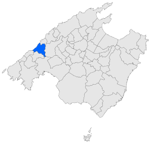 Map of Valledemossa in Mallorca