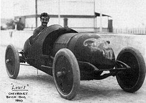 Louis Chevrolet in Buick Bug 1910