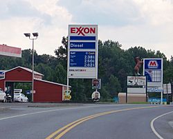 Roadside scene in Cana, near the North Carolina state line