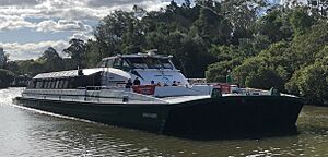 MV Dawn Fraser Departing Parramatta (cropped)