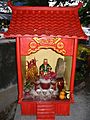 Malaysian god shrine