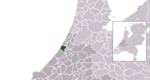 Location of Katwijk