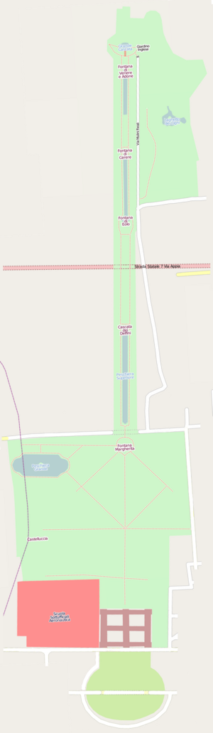 Mappa Reggia di Caserta
