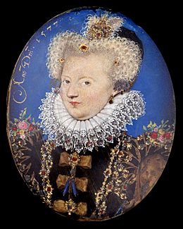 Marguerite of Valois, Queen of Navarre) by Nicholas Hilliard