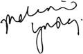 Melanie Lynskey signature