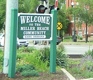 Miller Beach Sign