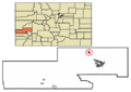 Montrose County Colorado Incorporated and Unincorporated areas Olathe Highlighted 0855540