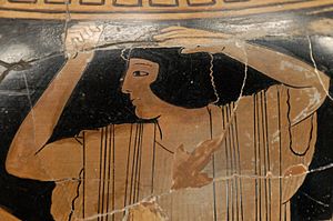 Mourner Kleophrades Painter Louvre CA453