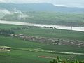 North Korean village in Yalu River delta