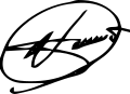 Novak Djokovic signature