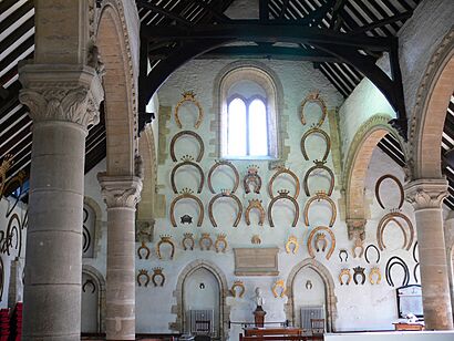 Oakham Castle Horseshoes