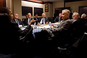 Obama with former National Security Advisers 2010