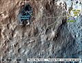 PIA17085-MarsCuriosityRover-TraverseMap-Sol351-20130801