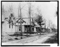 Photographic copy of photograph (date unknown, original print in the possession of the Wisconsin Veterans Museums). SEVEN COTTAGES. VIEW UNKNOWN. - Wisconsin Home for Veterans, HABS WIS,68-KING,1-8