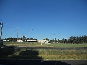 Sports fields at Pleasant Hill High School
