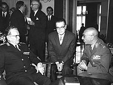 Predsednik Tito sa kraljem Mohamedom Zahirom