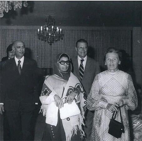 Rana Mohammad Hanif Khan with his wife and Robert McNamara
